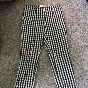 Black and White Ankle Pants